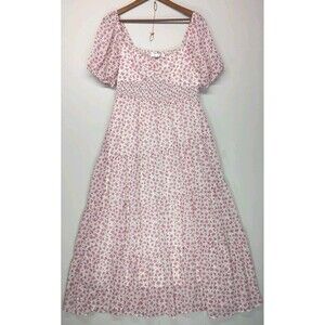 Altar'd State Brenlynn Midi Floral Print Dress XL Sundress